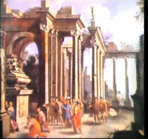 Rovine Romane Con Figure - view 1