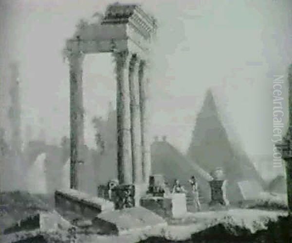 Capriccios Of Roman Classical Ruins (2) - view 1