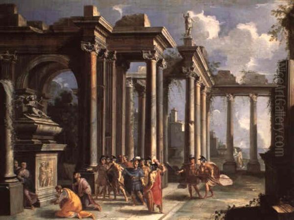 Alexander Visiting The Tomb Of Achilles - view 1