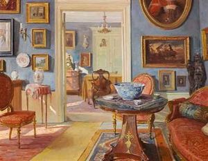 Interior Fra Et Herskabeligt Hjem by Robert Panitzsch