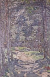 Waldstudie by Robert Panitzsch