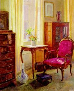 A Drawing Room Interior by Robert Panitzsch