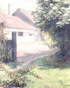 A Sunlit Garden by Robert Panitzsch