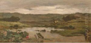 Moeraslandschap In Ned Indie by Wilhelm Ch. Constant Bleckmann
