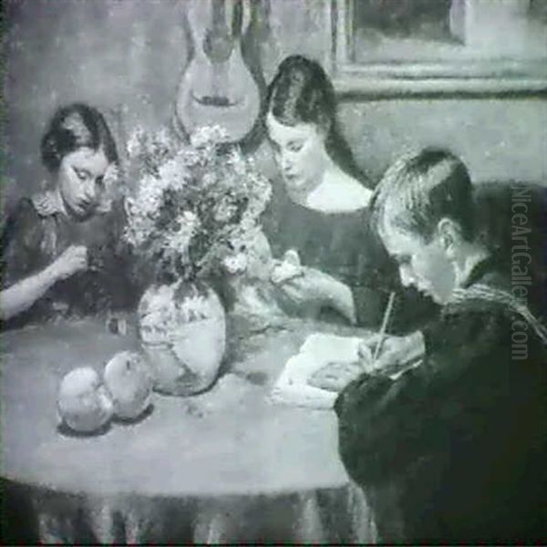 The Evening Chores. - view 1