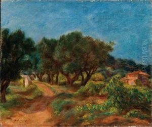 Pejzaz Poludniowy Z Domem (domek Wsrod Winnic - Sanary) by Josef Pankiewicz
