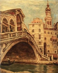 Ponte Rialto by Josef Pankiewicz