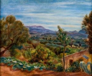 Pejzaz Z Poludnia Francji (pejzaz Z Saint-tropez) by Josef Pankiewicz