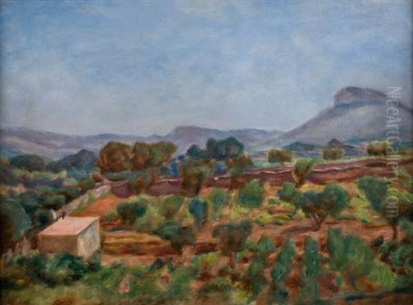 Widok Z Winnicy Na Couronne De Charlemagne W Cassis - view 1