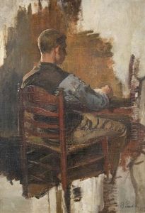 Sitter by Bernhard Pankok
