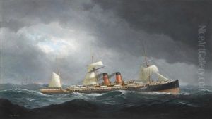 The Cunarder, R.m.s. Etruria, At Sea