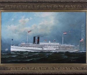 The Fall River Line Steamer "puritan"
