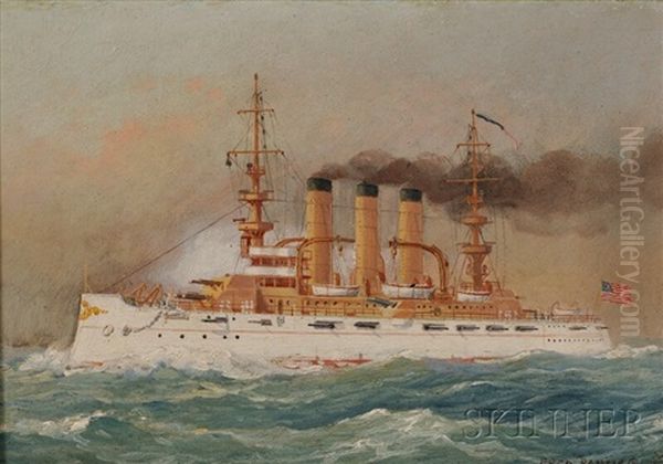 Portrait Of The "u.s.s. Rhode Island" - view 1