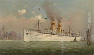 The "s.s. San Giorgio" In New York Harbor