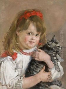 Fillette Au Chat Fillette Au Chat