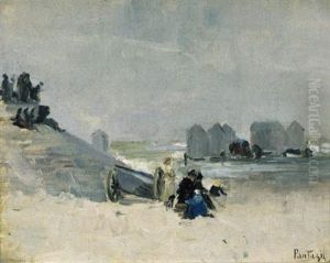 On The Beach by Pericles Pantazis