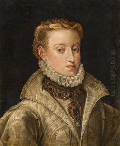 Anna Of Austria (1549-1580) by Juan Pantoja de la Cruz