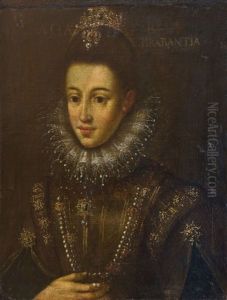 Brustbildnis Einer Dame In Reicher Hoftracht by Juan Pantoja de la Cruz