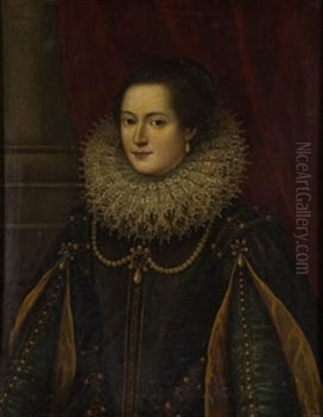 Retrato De Dama De La Corte - view 1