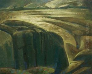 Rock Formation, Coastal Landscape, Nova Scotia by Lawrence Arthur C. Panton