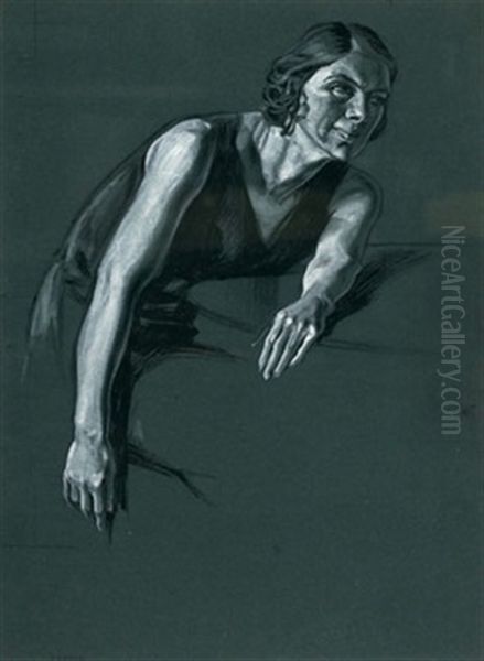 Leaning Woman - view 1