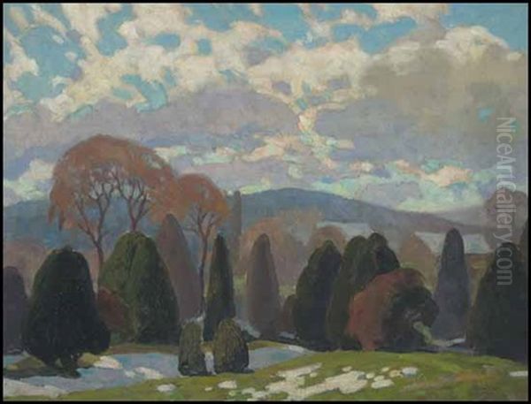Sentinels In The Spring In The North Country - view 1