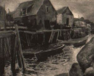 East Coast Harbour by Lawrence Arthur C. Panton