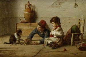 Playing Cat And Mouse by Antonio Paoletti