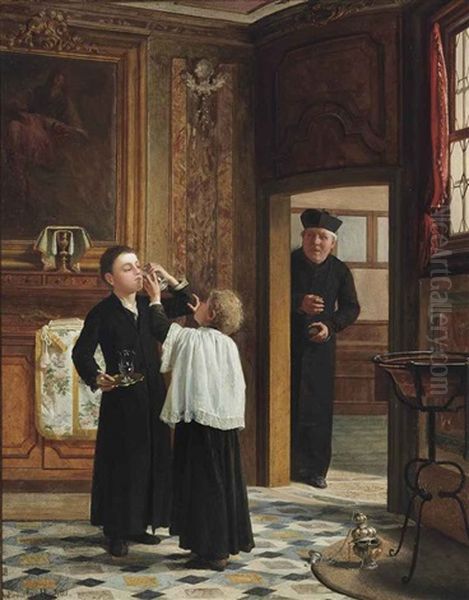 Stealing A Sip Of The Communion Wine - view 1