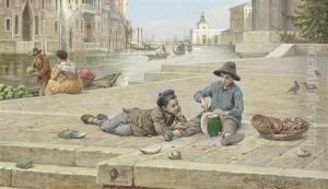 The Melon Sellers by Antonio Paoletti