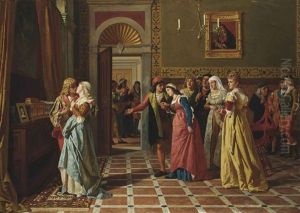 Bassanio Winning The Heart Of Portia, The Merchant Of Venice by Antonio Paoletti