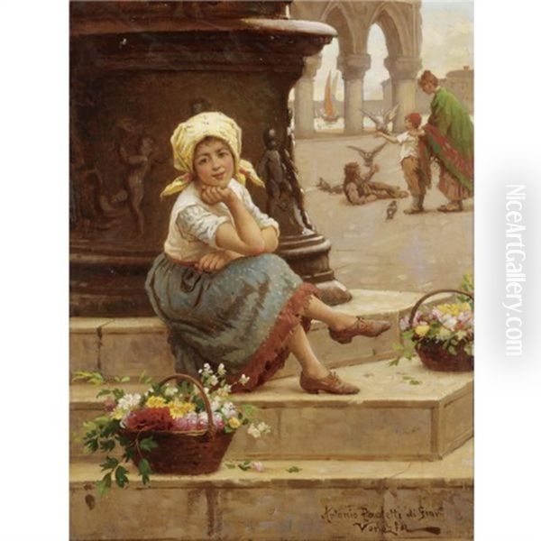 The Little Flower Seller - view 1