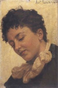 Fanciulla Con Il Foulard Bianco