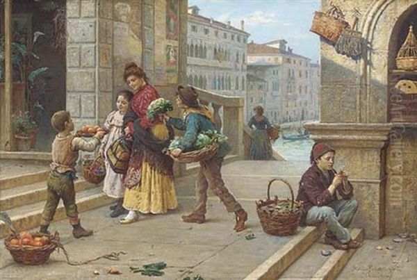 The Young Market Seller - view 1