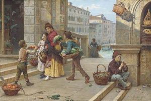 The Young Market Seller by Antonio Paoletti
