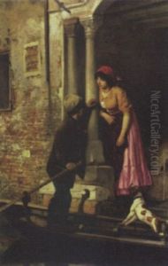 The Courting Goldolier by Antonio Paoletti