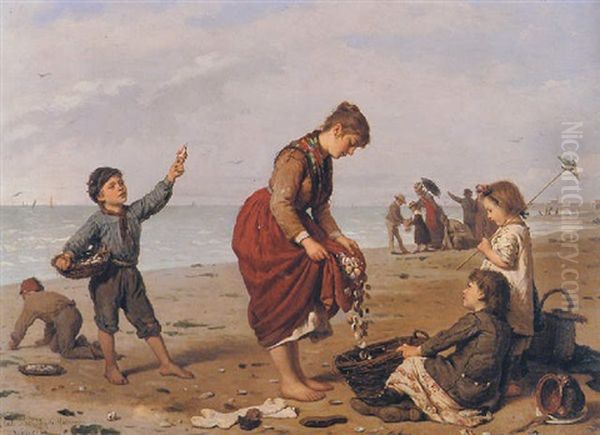 Gathering Sea Shells - view 1