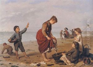 Gathering Sea Shells by Antonio Paoletti