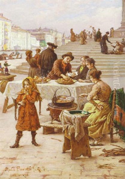 Venetian Food Sellers - view 1