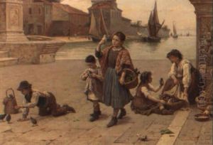 Venditrici Di Pulcini A Riva Degli Schiavone