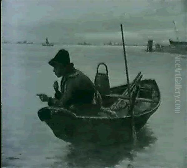 Fishing On The Lagoon, Venice - view 1