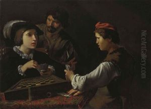 The Cardsharps by Pietro Paolini