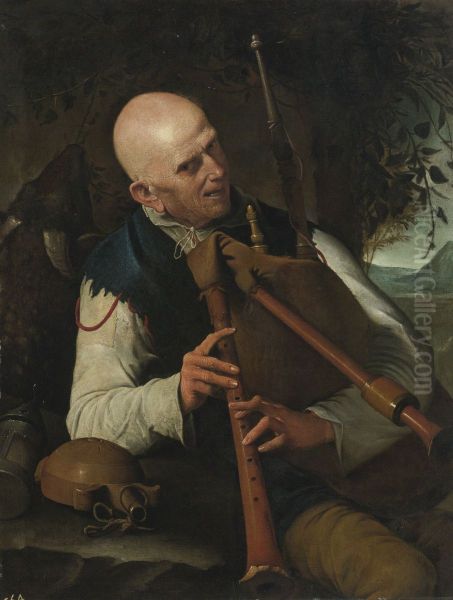 A Bagpiper - view 1