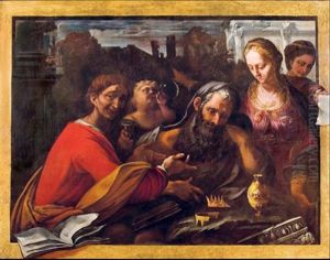After The Banquet (vanitas Humanae Vitae) by Pietro Paolini