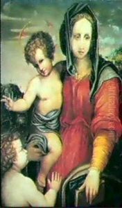 La Madonna Col Bambino E S. Giovannino La Madonna Col Bambino E S. Giovannino