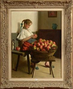 La Jeune Fille Aux Pommes by Emil Pap