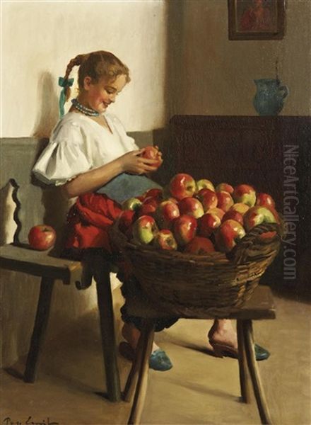 Jeune Fille Aux Pommes - view 1