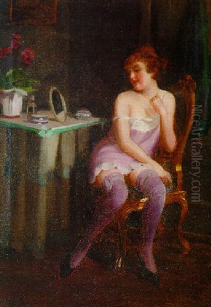 A Lady At Her Toilet - view 1