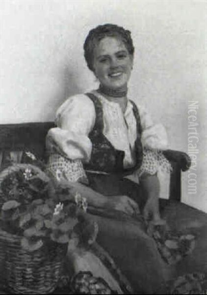 Madchen Mit Mohnblumen - view 1