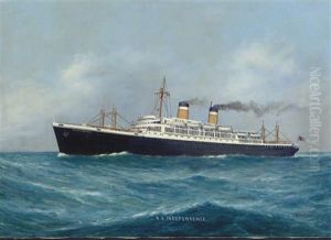 The S.s. Independence At Sea by Luca Papaluca